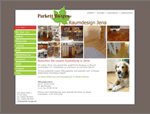 Tablet Screenshot of parkett-burges.de